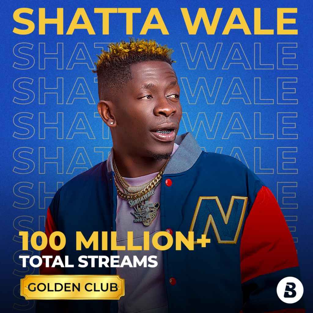 Shatta Wale Ghana s dancehall King Joins Boomplay s Golden Club With 