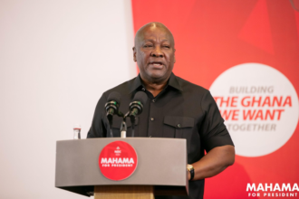Former Ghana President John Dramani Mahama encounter with the media